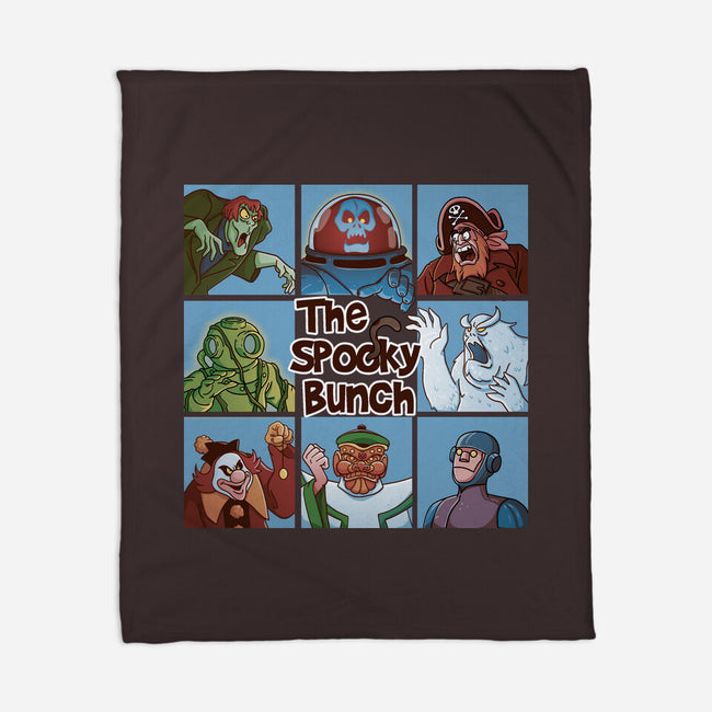 Spooky Bunch-None-Fleece-Blanket-Skullpy