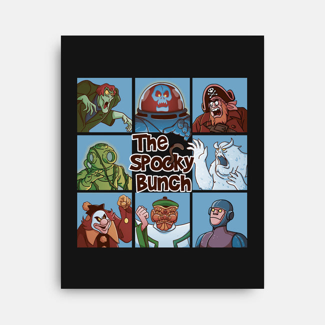 Spooky Bunch-None-Stretched-Canvas-Skullpy