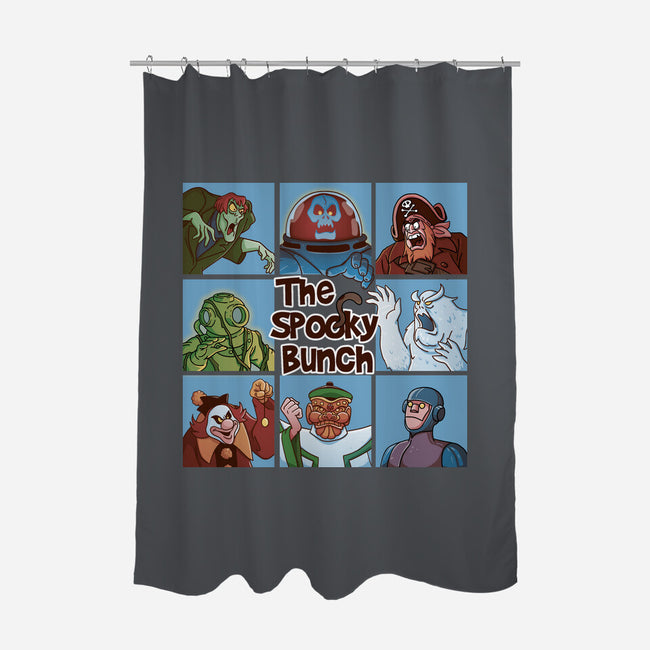 Spooky Bunch-None-Polyester-Shower Curtain-Skullpy