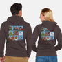 Spooky Bunch-Unisex-Zip-Up-Sweatshirt-Skullpy