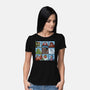 Spooky Bunch-Womens-Basic-Tee-Skullpy