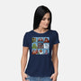 Spooky Bunch-Womens-Basic-Tee-Skullpy