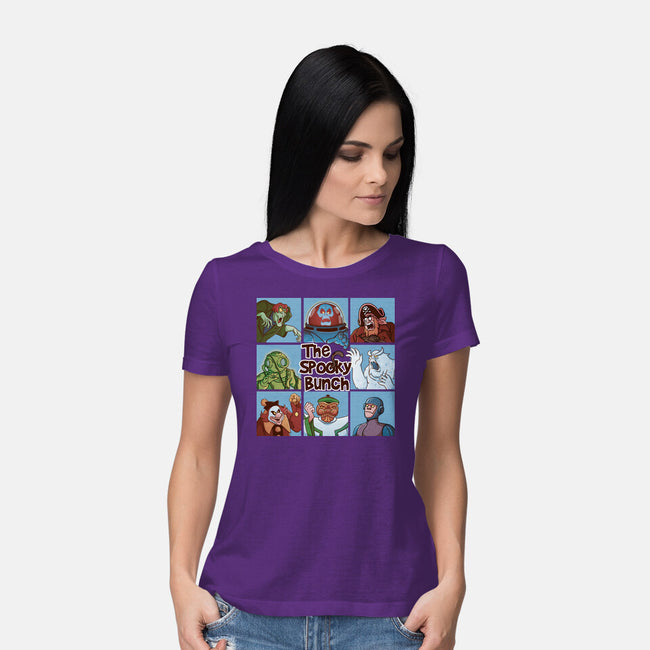 Spooky Bunch-Womens-Basic-Tee-Skullpy