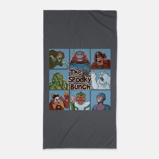 Spooky Bunch-None-Beach-Towel-Skullpy