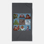 Spooky Bunch-None-Beach-Towel-Skullpy