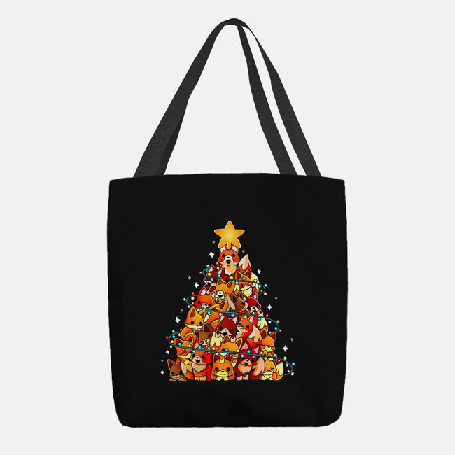 Foxes Tree-None-Basic Tote-Bag-Vallina84