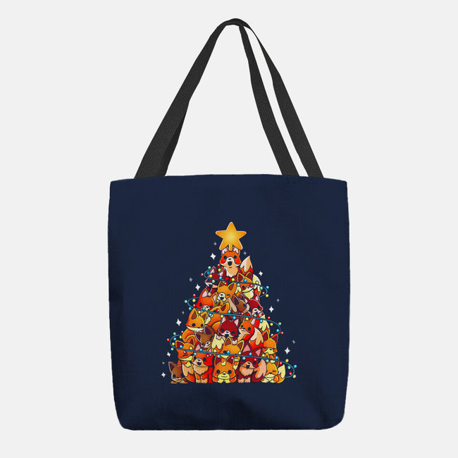 Foxes Tree-None-Basic Tote-Bag-Vallina84