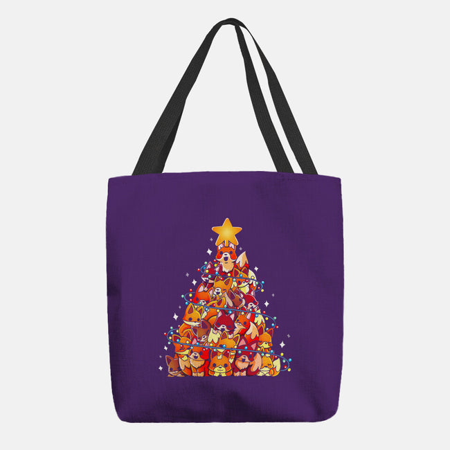 Foxes Tree-None-Basic Tote-Bag-Vallina84