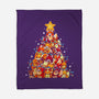 Foxes Tree-None-Fleece-Blanket-Vallina84