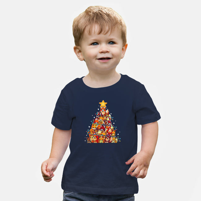 Foxes Tree-Baby-Basic-Tee-Vallina84