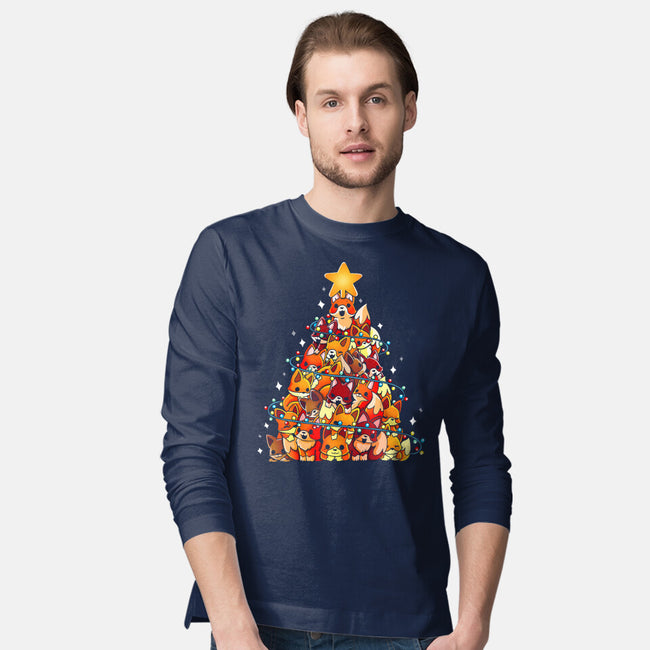 Foxes Tree-Mens-Long Sleeved-Tee-Vallina84