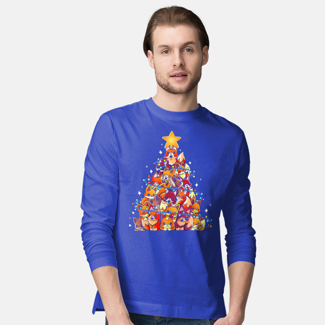 Foxes Tree-Mens-Long Sleeved-Tee-Vallina84