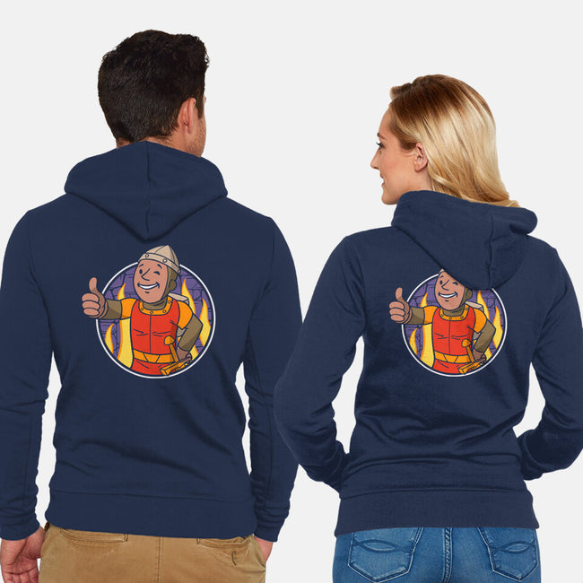 Daring Boy-Unisex-Zip-Up-Sweatshirt-Getsousa!