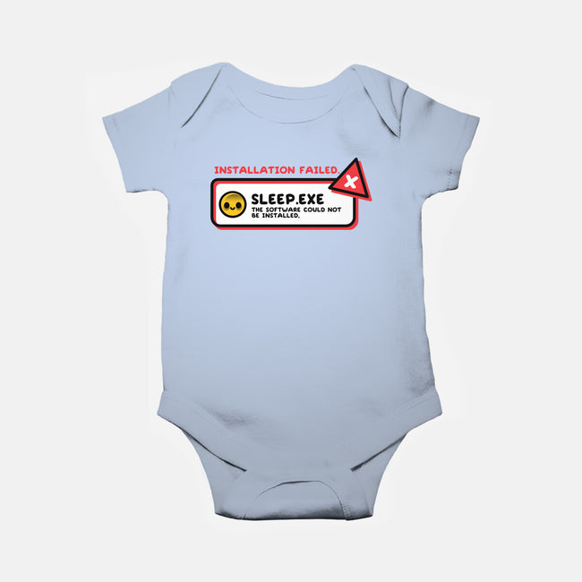 Installation Sleep Failed-Baby-Basic-Onesie-NemiMakeit