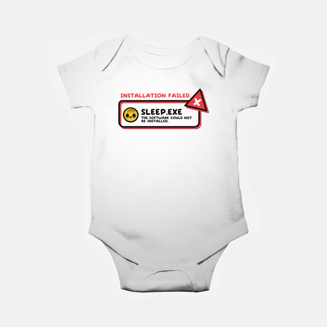 Installation Sleep Failed-Baby-Basic-Onesie-NemiMakeit