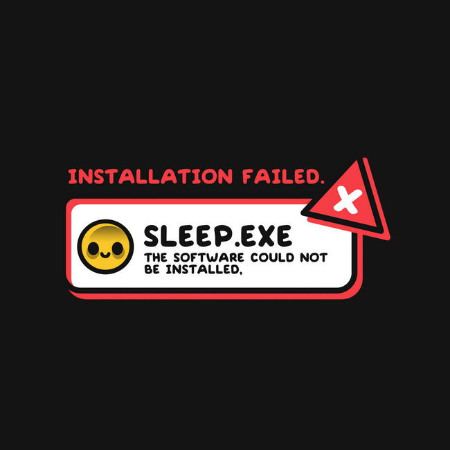 Installation Sleep Failed-None-Stretched-Canvas-NemiMakeit