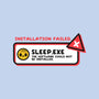 Installation Sleep Failed-None-Polyester-Shower Curtain-NemiMakeit