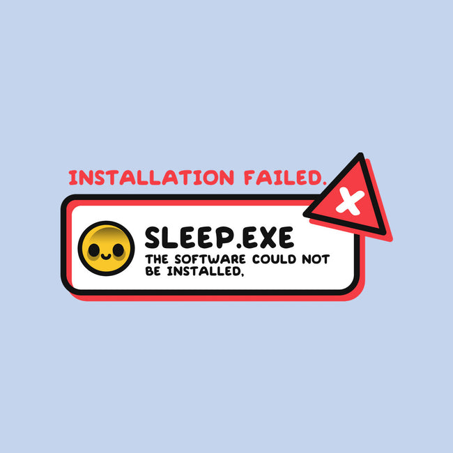 Installation Sleep Failed-None-Stretched-Canvas-NemiMakeit
