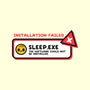 Installation Sleep Failed-None-Glossy-Sticker-NemiMakeit