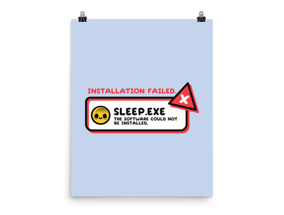 Installation Sleep Failed