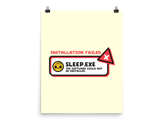 Installation Sleep Failed