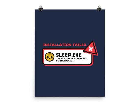 Installation Sleep Failed