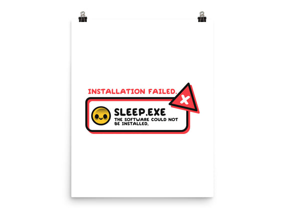 Installation Sleep Failed