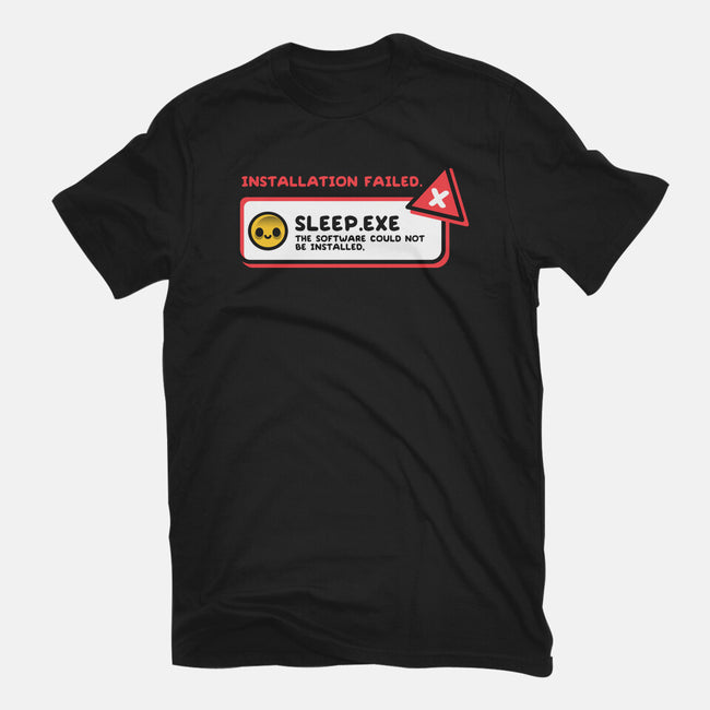 Installation Sleep Failed-Mens-Heavyweight-Tee-NemiMakeit