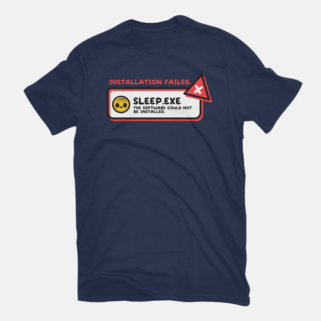 Installation Sleep Failed-Womens-Basic-Tee-NemiMakeit