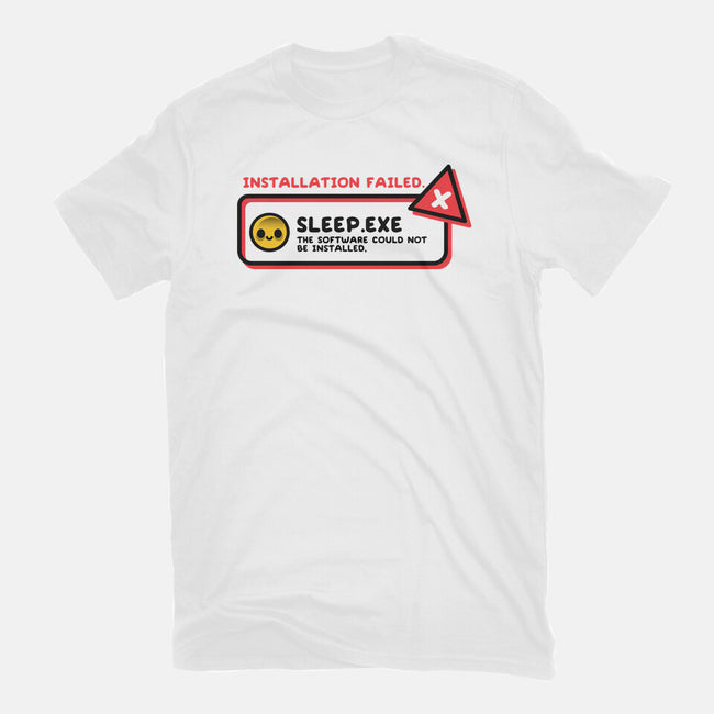 Installation Sleep Failed-Unisex-Basic-Tee-NemiMakeit