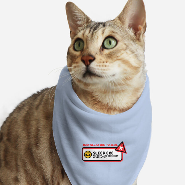 Installation Sleep Failed-Cat-Bandana-Pet Collar-NemiMakeit