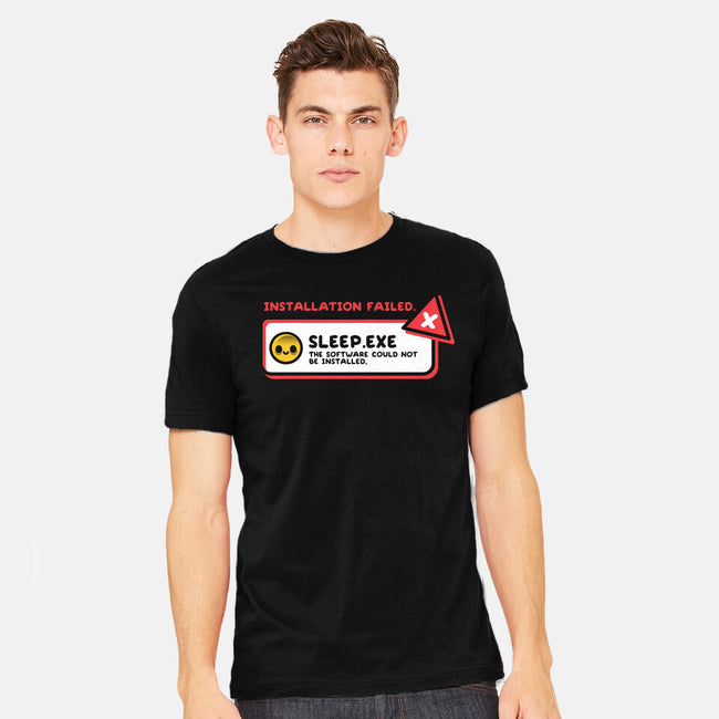 Installation Sleep Failed-Mens-Heavyweight-Tee-NemiMakeit