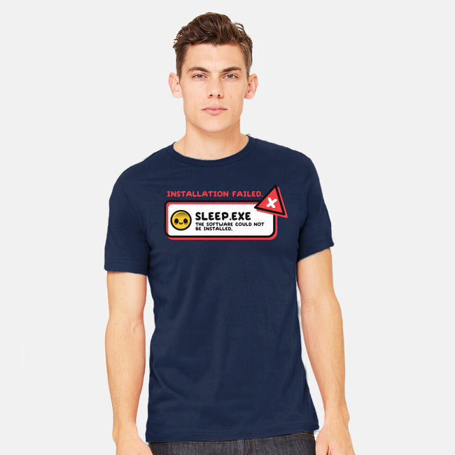 Installation Sleep Failed-Mens-Heavyweight-Tee-NemiMakeit