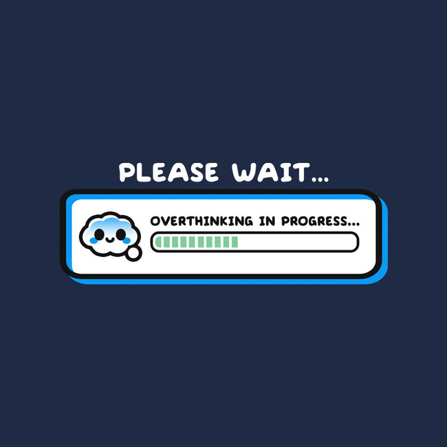 Overthinking In Progress-None-Glossy-Sticker-NemiMakeit