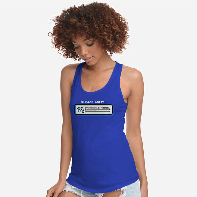 Overthinking In Progress-Womens-Racerback-Tank-NemiMakeit