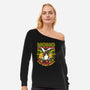 Lazy Air Spirit Animal-Womens-Off Shoulder-Sweatshirt-Studio Mootant