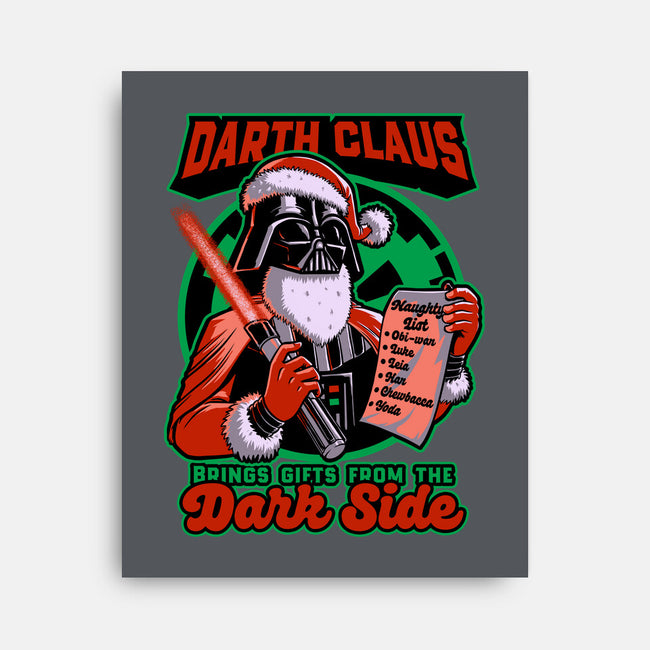 Dark Lord Christmas-None-Stretched-Canvas-Studio Mootant