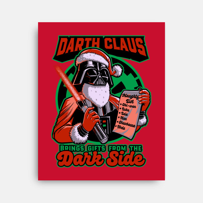 Dark Lord Christmas-None-Stretched-Canvas-Studio Mootant