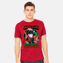 Dark Lord Christmas-Mens-Heavyweight-Tee-Studio Mootant