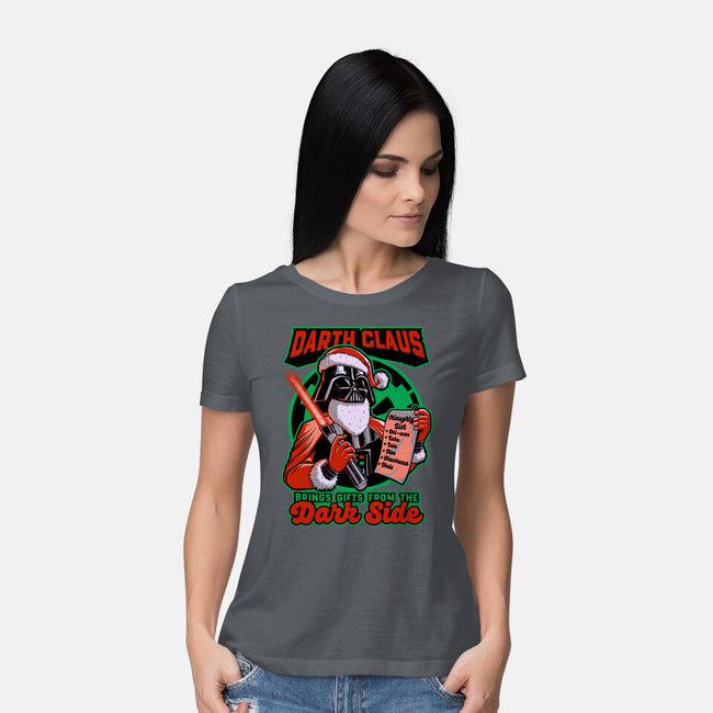 Dark Lord Christmas-Womens-Basic-Tee-Studio Mootant