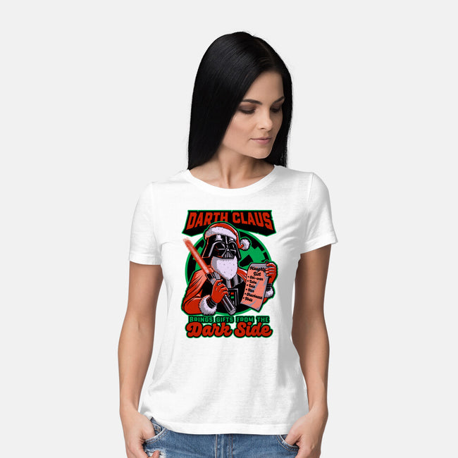 Dark Lord Christmas-Womens-Basic-Tee-Studio Mootant