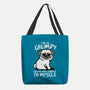 Grumpy Dog-None-Basic Tote-Bag-NemiMakeit