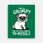 Grumpy Dog-None-Stretched-Canvas-NemiMakeit