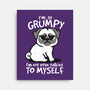 Grumpy Dog-None-Stretched-Canvas-NemiMakeit