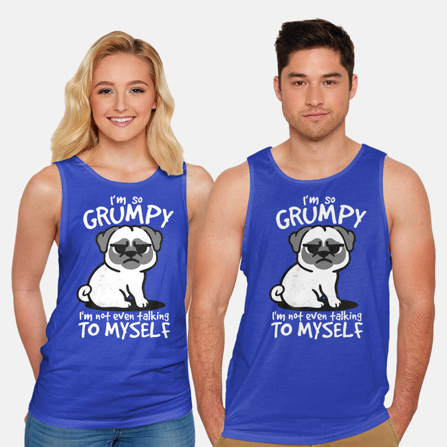 Grumpy Dog-Unisex-Basic-Tank-NemiMakeit