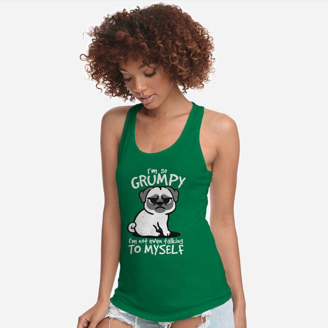 Grumpy Dog-Womens-Racerback-Tank-NemiMakeit