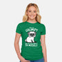 Grumpy Dog-Womens-Fitted-Tee-NemiMakeit