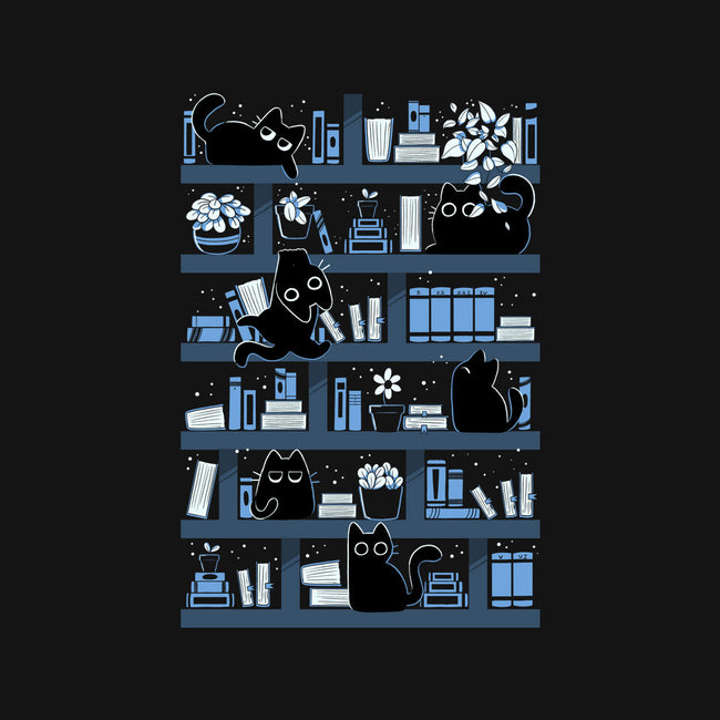 Purrfect Library-Mens-Basic-Tee-tobefonseca