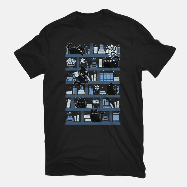 Purrfect Library-Mens-Premium-Tee-tobefonseca