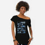 Purrfect Library-Womens-Off Shoulder-Tee-tobefonseca